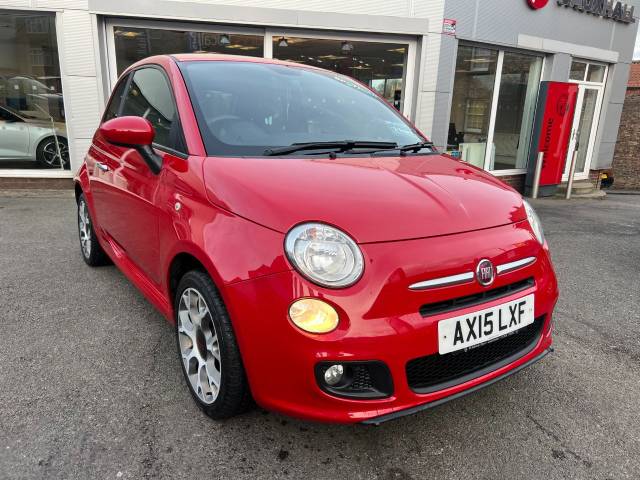 2015 Fiat 500 1.2 S (69PS) 5-Speed Manual 3dr**£35 ROAD TAX+UPGRADED LEATHER+8,950 MILES ONLY**