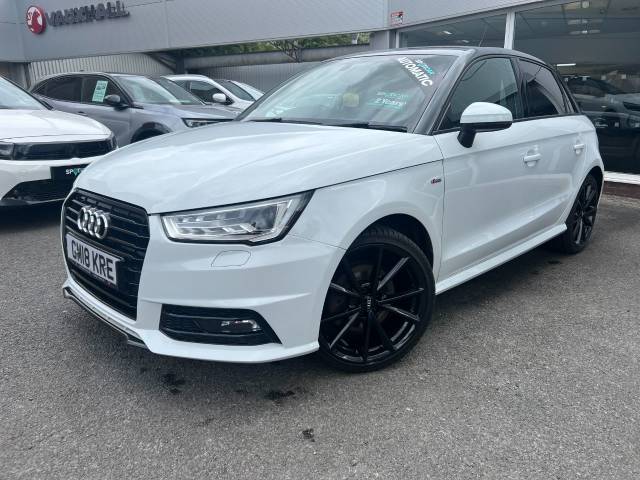 Audi A1 1.4 TFSI 125 Black Edition Nav 5dr S Tronic**AUTOMATIC+S-LINE SPEC** Hatchback Petrol Glacier White
