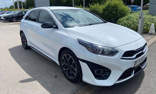 Kia Ceed 1.5T GDi ISG GT-Line 6-Speed Manual 5dr**FULL KIA HISTORY+SAT NAV+HEATED SEATS** Hatchback Petrol FUSION WHITE
