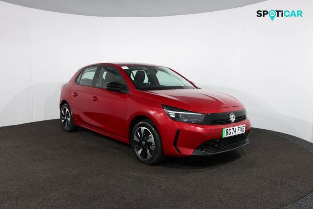 Vauxhall Corsa 0.0 100kW Design 50kWh 5dr Automatic***WIRELESS CARPLAY+REAR SENSORS** Hatchback Electric CRIMSON RED
