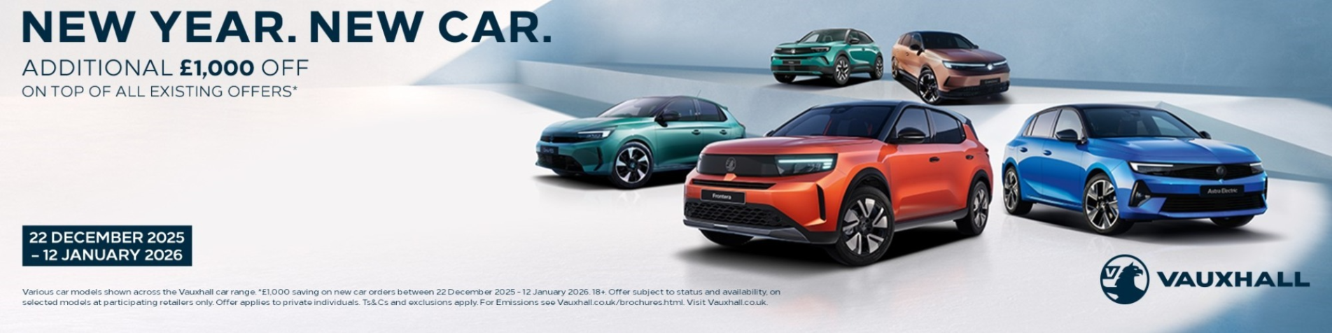 Vauxhall December Sales Events